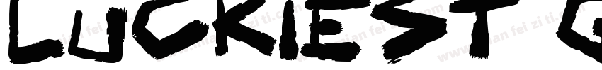 Luckiest Guy Regulee字体转换